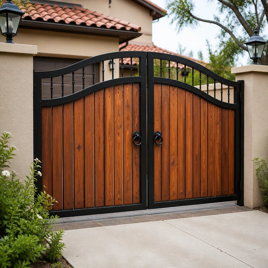 Wood & steel frame